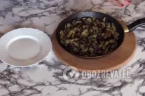 Салат с баклажанами и яйцом - Шаг 6 Салат с баклажанами и яйцом - Шаг 6