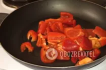 Салат с баклажанами и шампиньонами - Шаг 6 Салат с баклажанами и шампиньонами - Шаг 6
