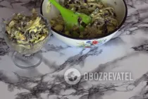 Салат с баклажанами и яйцом - Шаг 8 Салат с баклажанами и яйцом - Шаг 8