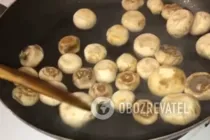 Салат с баклажанами и шампиньонами - Шаг 7 Салат с баклажанами и шампиньонами - Шаг 7