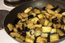 Салат с баклажанами и шампиньонами - Шаг 8 Салат с баклажанами и шампиньонами - Шаг 8