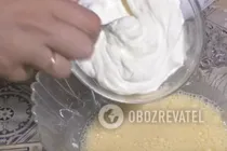 Заливний пиріг у мультиварці - Крок 2 Заливний пиріг у мультиварці - Крок 2