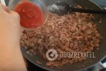Заливной пирог с фаршем - Шаг 3 Заливной пирог с фаршем - Шаг 3