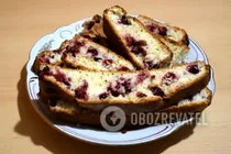 Простой пирог с вишней - Шаг 9 Простой пирог с вишней - Шаг 9