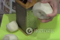 Салат с редькой и яйцом - Шаг 1 Салат с редькой и яйцом - Шаг 1
