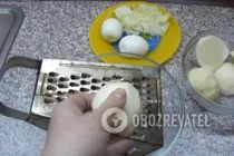 Салат с черной редькой - Шаг 3 Салат с черной редькой - Шаг 3