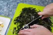 Салат из морской капусты с яйцом - Шаг 4 Салат из морской капусты с яйцом - Шаг 4