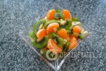 Салат с киви и яблоком - Шаг 6 Салат с киви и яблоком - Шаг 6