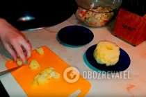 Салат "Жіночий каприз" з селерою - Крок 4 Салат "Жіночий каприз" з селерою - Крок 4