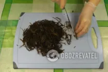 Салат из морской капусты по-корейски - Шаг 5 Салат из морской капусты по-корейски - Шаг 5