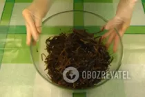 Салат из морской капусты по-корейски - Шаг 6 Салат из морской капусты по-корейски - Шаг 6