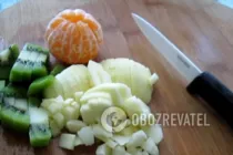 Салат с киви и яблоком - Шаг 5 Салат с киви и яблоком - Шаг 5