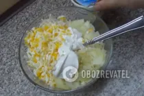 Салат с черной редькой - Шаг 6 Салат с черной редькой - Шаг 6