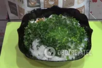 Салат с редькой и яйцом - Шаг 6 Салат с редькой и яйцом - Шаг 6