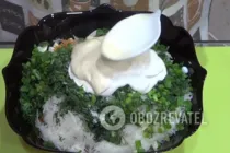 Салат с редькой и яйцом - Шаг 7 Салат с редькой и яйцом - Шаг 7