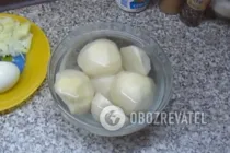 Салат с черной редькой - Шаг 1 Салат с черной редькой - Шаг 1