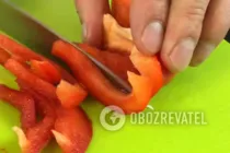 Теплый салат с телятиной и овощами - Шаг 3 Теплый салат с телятиной и овощами - Шаг 3