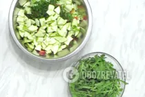 Теплий салат з куркою і болгарським перцем - Крок 3 Теплий салат з куркою і болгарським перцем - Крок 3