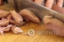Теплый салат с телятиной и овощами - Шаг 1 Теплый салат с телятиной и овощами - Шаг 1