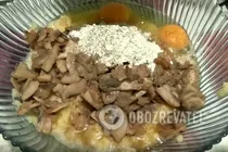 Драники с грибами - Шаг 5 Драники с грибами - Шаг 5