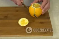 Салат "Королевский" с крабовыми палочками и апельсином - Шаг 4 Салат "Королевский" с крабовыми палочками и апельсином - Шаг 4