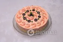 Салат "Королевский" с креветками - Шаг 8 Салат "Королевский" с креветками - Шаг 8