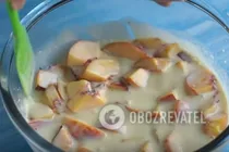 Заливной пирог с персиками - Шаг 11 Заливной пирог с персиками - Шаг 11
