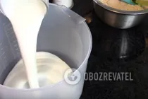 Солодкий заливний пиріг - Крок 2 Солодкий заливний пиріг - Крок 2