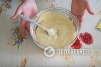 Заливной пирог со сливами - Шаг 6 Заливной пирог со сливами - Шаг 6