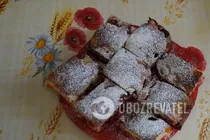 Заливной пирог со сливами - Шаг 8 Заливной пирог со сливами - Шаг 8