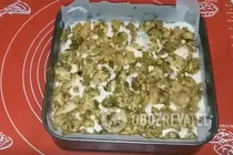 Заливной пирог с курицей и грибами - Шаг 8 Заливной пирог с курицей и грибами - Шаг 8