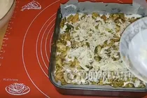 Заливной пирог с курицей и грибами - Шаг 9 Заливной пирог с курицей и грибами - Шаг 9