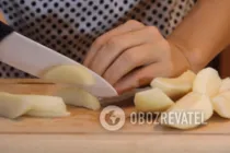 Салат з грушею і курячою печінкою - Крок 2 Салат з грушею і курячою печінкою - Крок 2