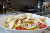 Салат с грушей и курицей - Шаг 4 Салат с грушей и курицей - Шаг 4