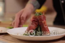 Салат с грушей и хамоном - Шаг 9 Салат с грушей и хамоном - Шаг 9