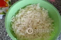 Заливной пирог с капустой на майонезе - Шаг 1 Заливной пирог с капустой на майонезе - Шаг 1