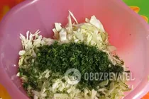 Заливной пирог с капустой на сметане - Шаг 3 Заливной пирог с капустой на сметане - Шаг 3