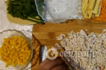 Салат зі спаржею та кукурудзою - Крок 1 Салат зі спаржею та кукурудзою - Крок 1