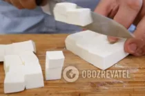 Салат с тыквой и сыром - Шаг 3 Салат с тыквой и сыром - Шаг 3