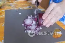 Салат с хурмой и авокадо - Шаг 3 Салат с хурмой и авокадо - Шаг 3
