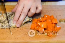 Салат с тыквой и курицей - Шаг 6 Салат с тыквой и курицей - Шаг 6