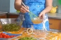 Салат с хурмой и авокадо - Шаг 7 Салат с хурмой и авокадо - Шаг 7
