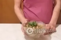 Салат со спаржей и курицей - Шаг 8 Салат со спаржей и курицей - Шаг 8