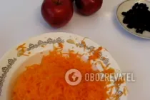 Салат с сырой тыквой - Шаг 2 Салат с сырой тыквой - Шаг 2