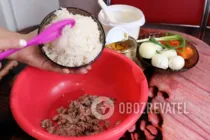 Салат з рисом і сардинами - Крок 3 Салат з рисом і сардинами - Крок 3