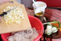 Салат з рисом і сардинами - Крок 4 Салат з рисом і сардинами - Крок 4