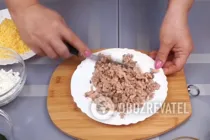 Салат с рисом и печенью трески - Шаг 3 Салат с рисом и печенью трески - Шаг 3