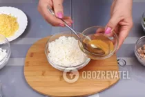 Салат с рисом и печенью трески - Шаг 4 Салат с рисом и печенью трески - Шаг 4