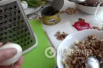Салат с рисом и консервами - Шаг 5 Салат с рисом и консервами - Шаг 5