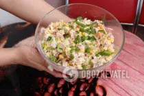 Салат з рисом і сардинами - Крок 7 Салат з рисом і сардинами - Крок 7